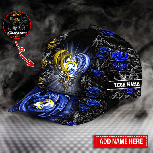 Los Angeles Rams Personalized Classic Cap BG749