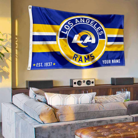 Los Angeles Rams Personalized Flag 192