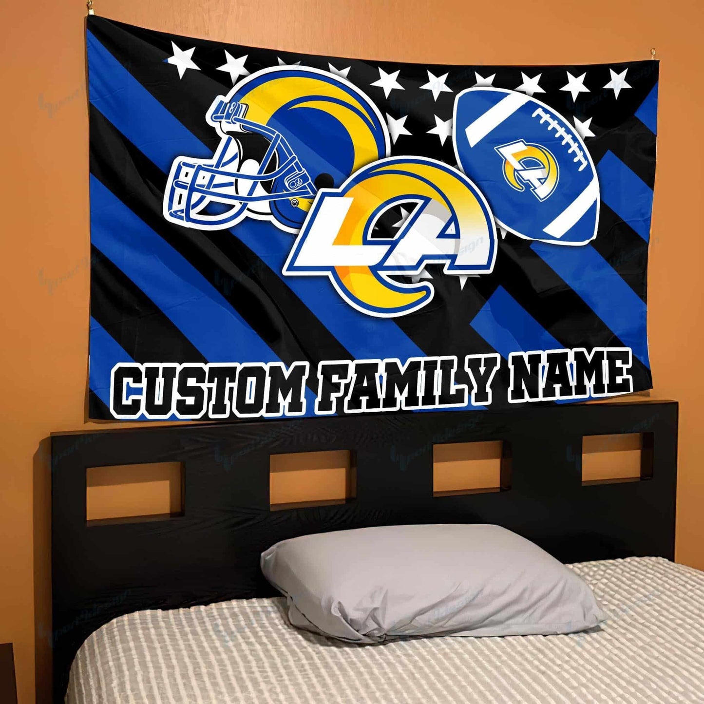 Los Angeles Rams Personalized Flag 81