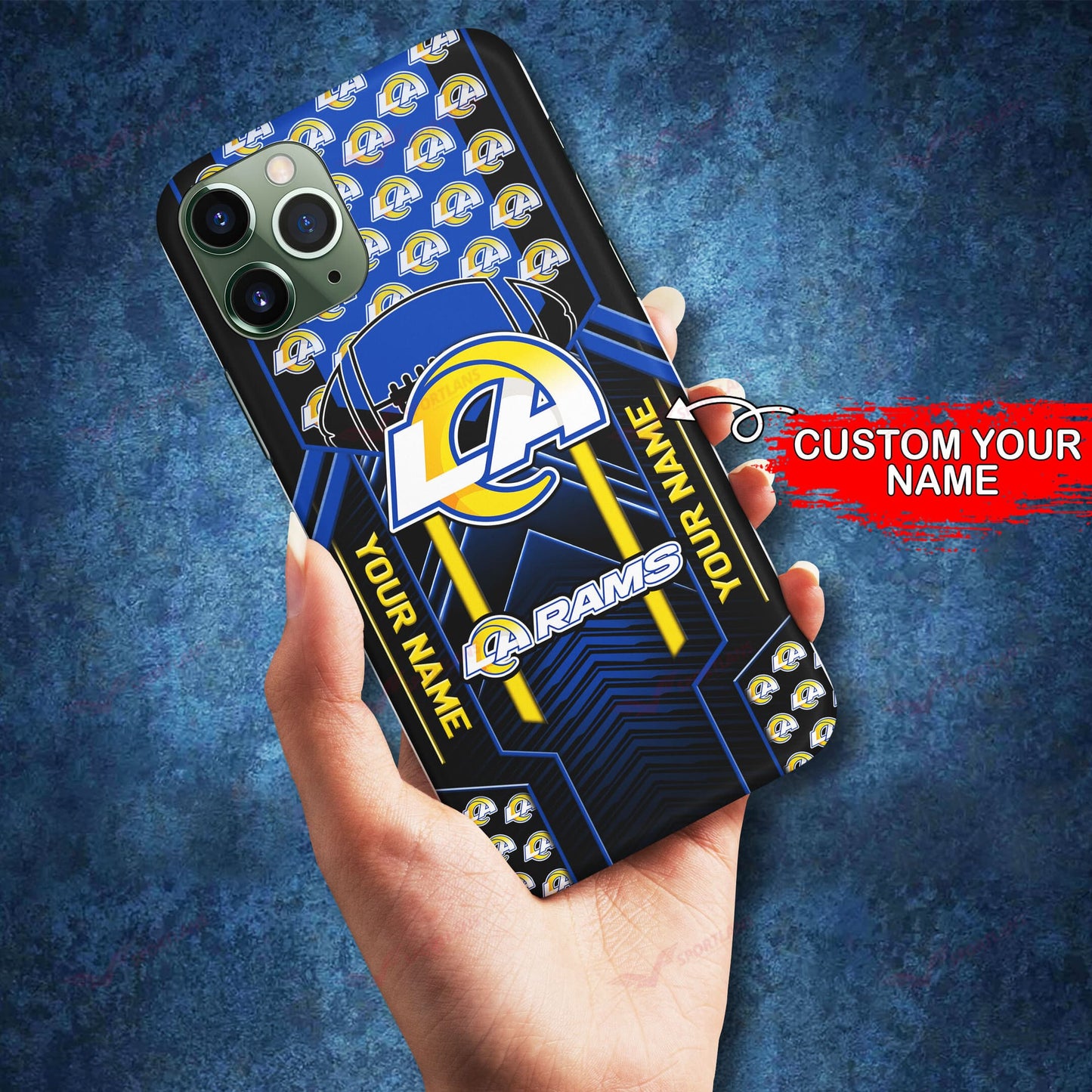 Los Angeles Rams Personalized Phone Case BG19