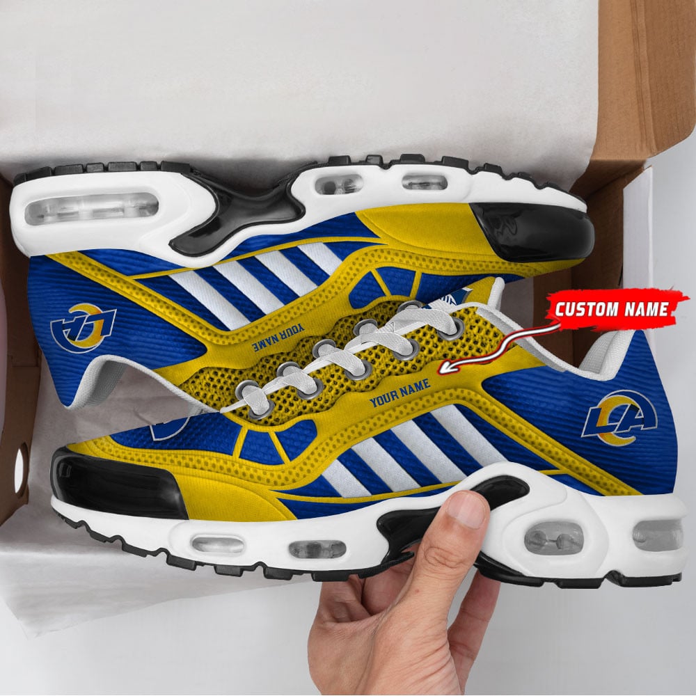 Los Angeles Rams Personalized Plus T-N Youth Sneakers BG153