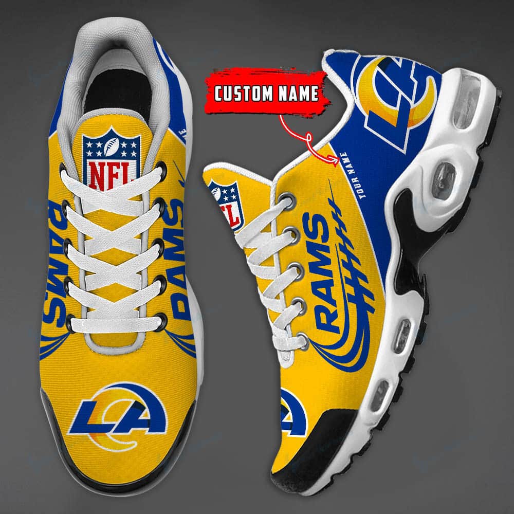 Los Angeles Rams Personalized Plus T-N Youth Sneakers BG26