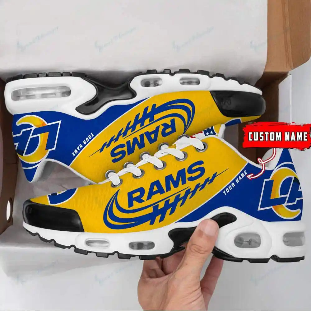 Los Angeles Rams Personalized Plus T-N Youth Sneakers BG26