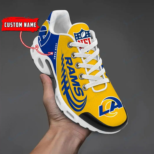 Los Angeles Rams Personalized Plus T-N Youth Sneakers BG26