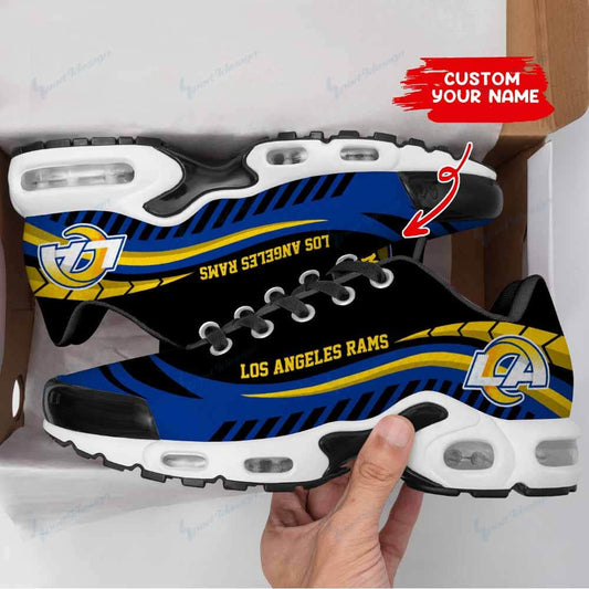 Los Angeles Rams Personalized Plus T-N Youth Sneakers BG40