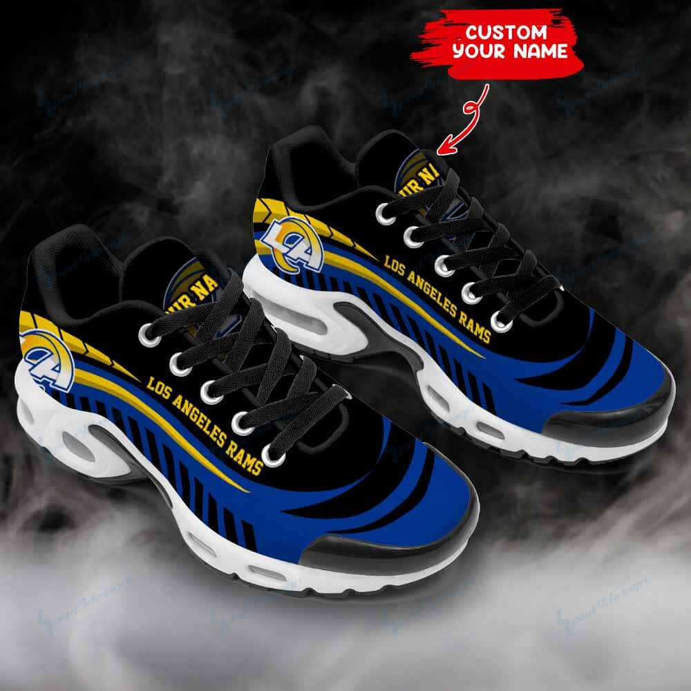 Los Angeles Rams Personalized Plus T-N Youth Sneakers BG40