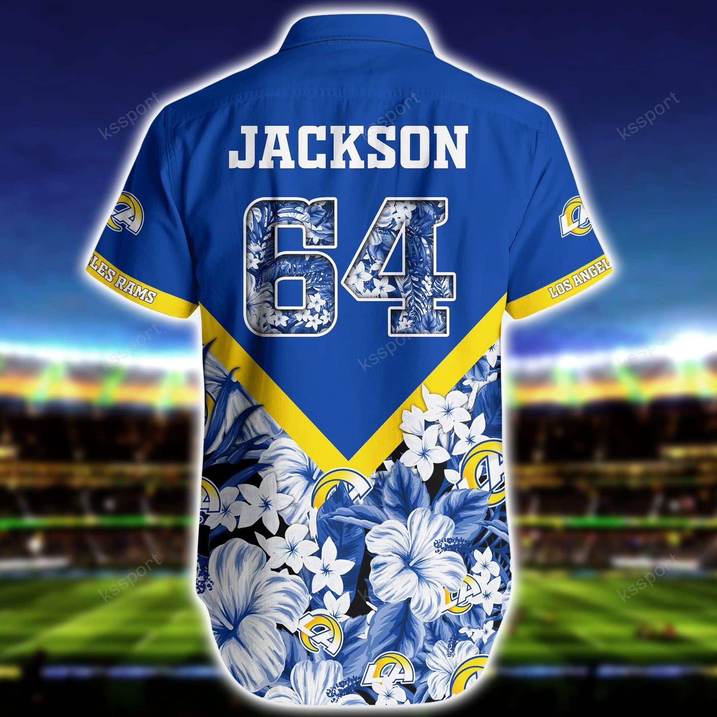Los Angeles Rams Personalized Shirt and Shorts BG287