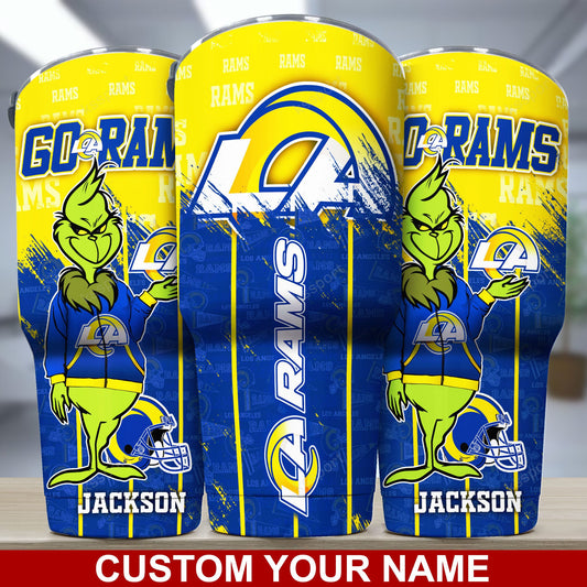 Los Angeles Rams Personalized Tumbler BG106