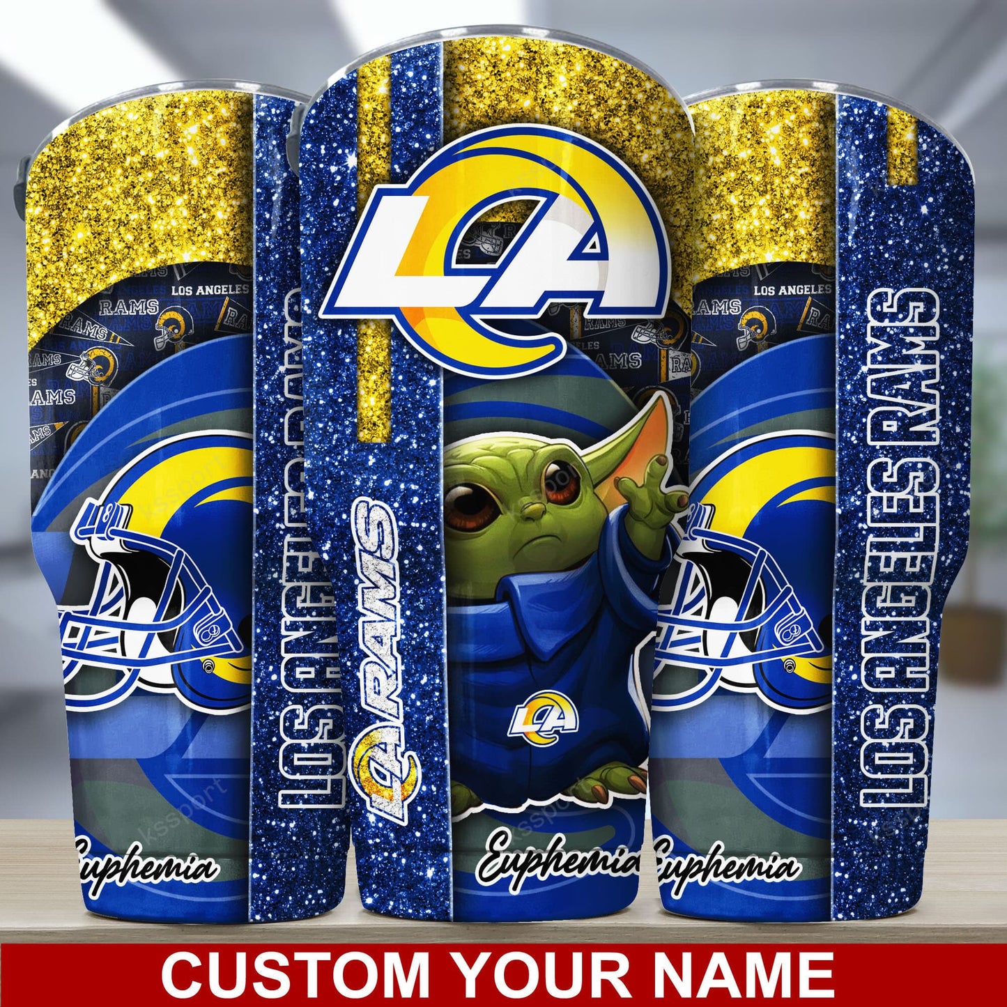 Los Angeles Rams Personalized Tumbler BG168