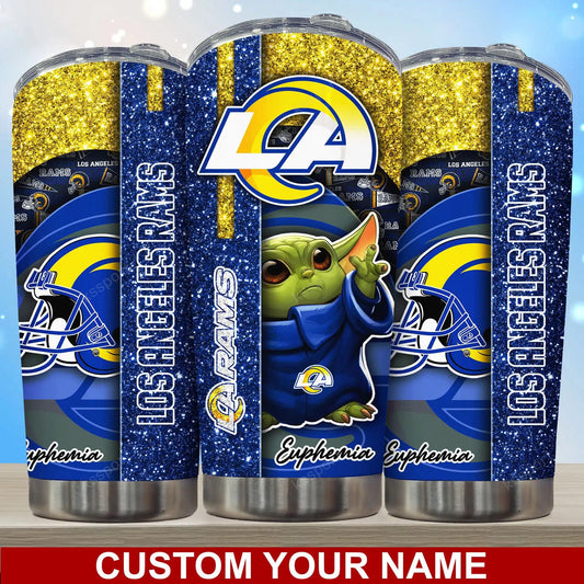 Los Angeles Rams Personalized Tumbler BG168