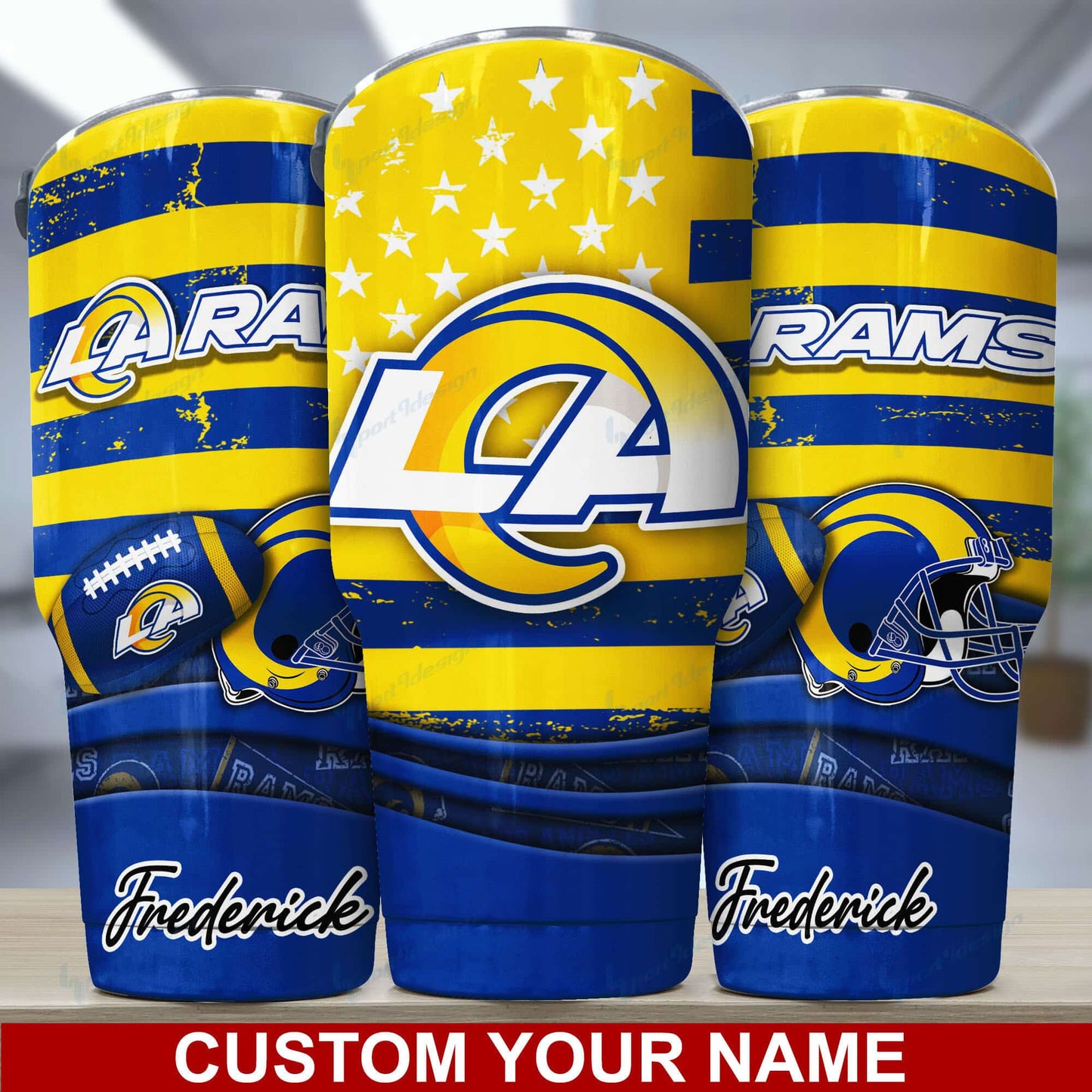 Los Angeles Rams Personalized Tumbler BG47