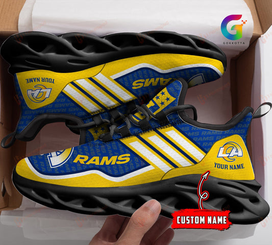 Los Angeles Rams Personalized Yezy Running Sneakers 130