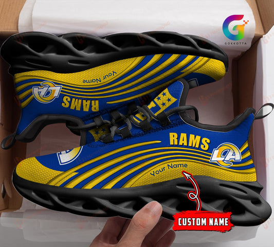 Los Angeles Rams Personalized Yezy Running Sneakers 164