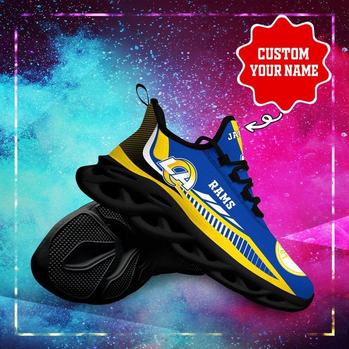 Los Angeles Rams Personalized Yezy Running Sneakers 404