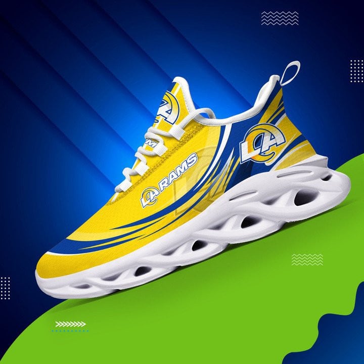 Los Angeles Rams Personalized Yezy Running Sneakers 406