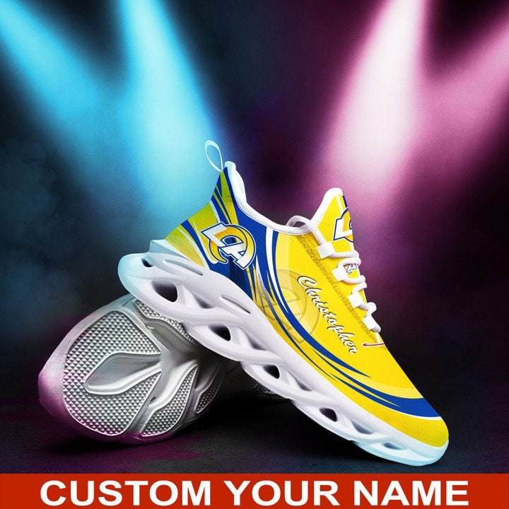 Los Angeles Rams Personalized Yezy Running Sneakers 406