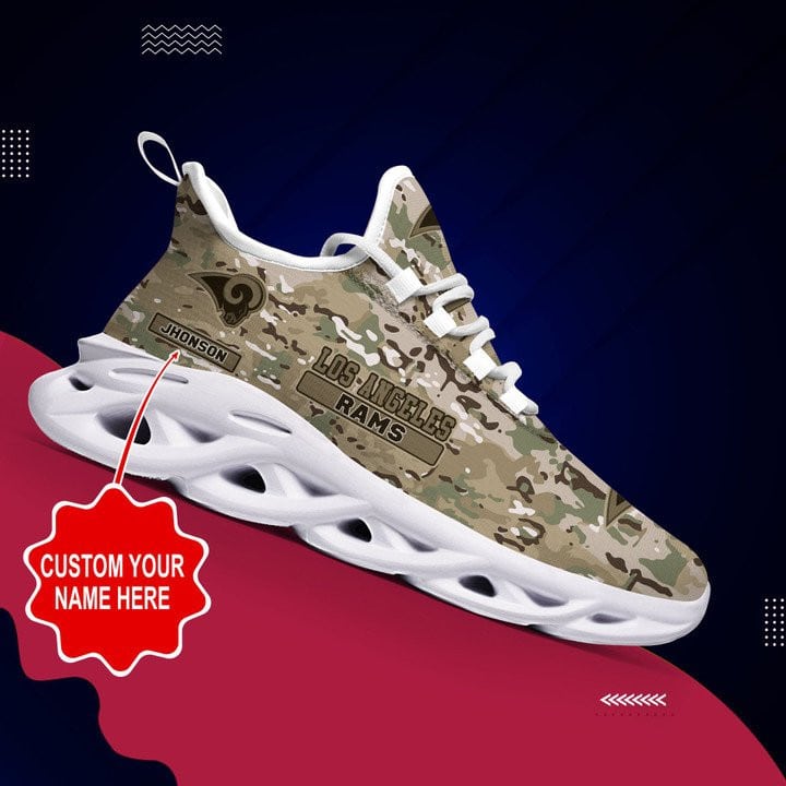 Los Angeles Rams Personalized Yezy Running Sneakers 408