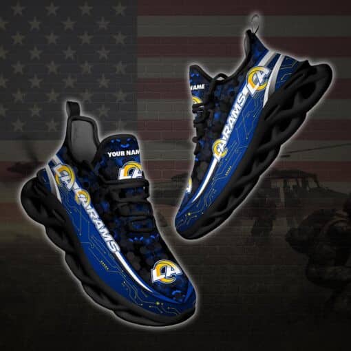 Los Angeles Rams Personalized Yezy Running Sneakers 70