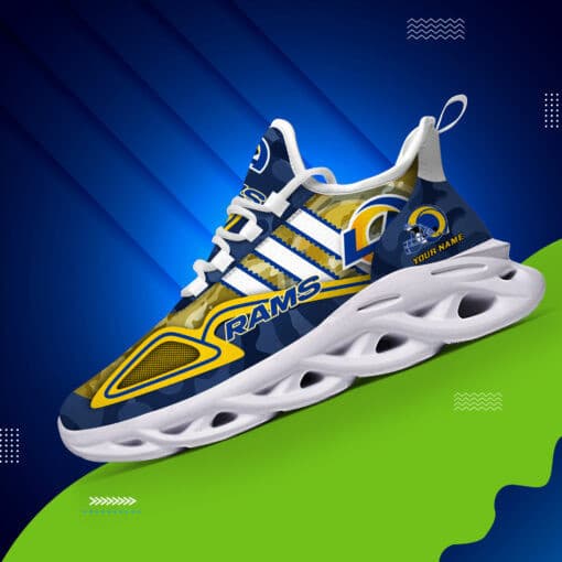 Los Angeles Rams Personalized Yezy Running Sneakers BB257