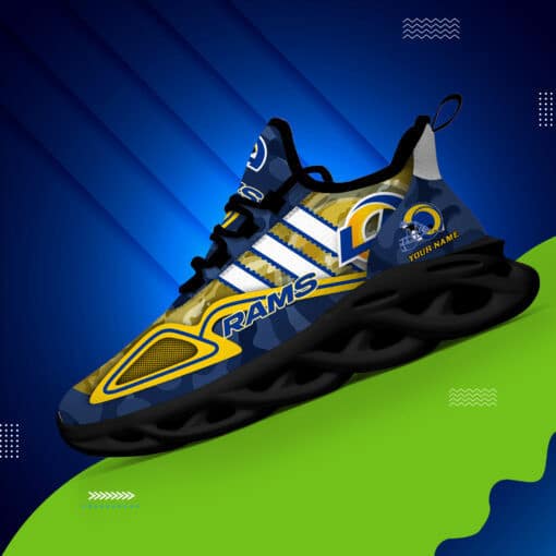 Los Angeles Rams Personalized Yezy Running Sneakers BB257
