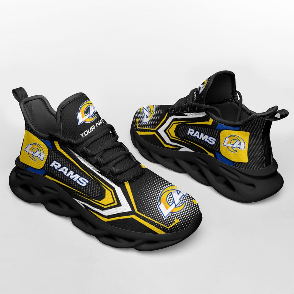 Los Angeles Rams Personalized Yezy Running Sneakers BB373
