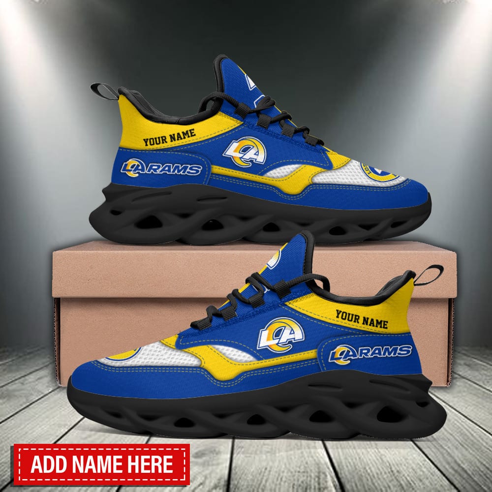 Los Angeles Rams Personalized Yezy Running Sneakers BB380