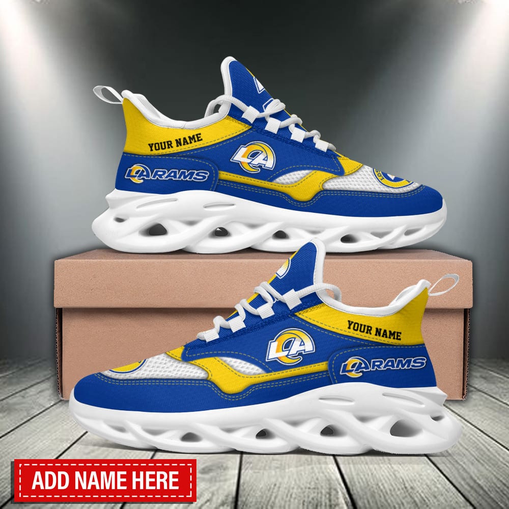 Los Angeles Rams Personalized Yezy Running Sneakers BB380