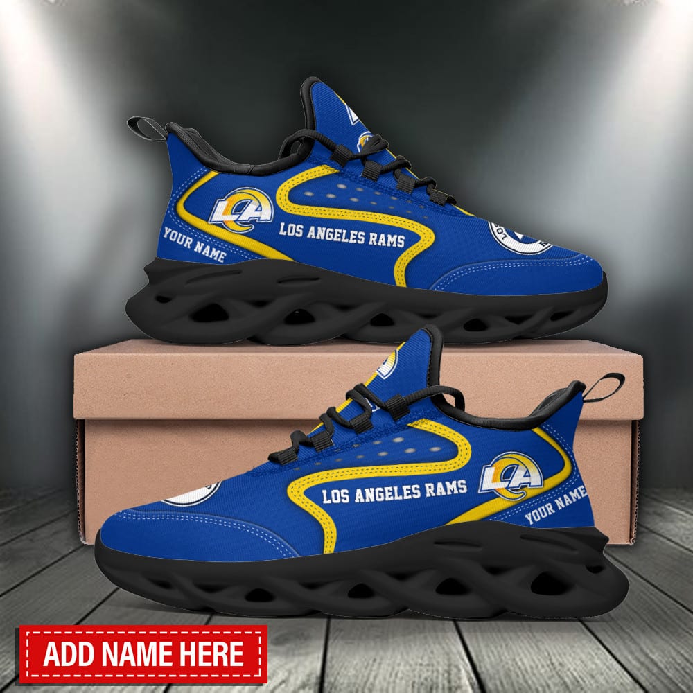Los Angeles Rams Personalized Yezy Running Sneakers BB451