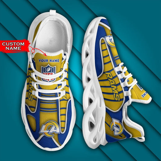 Los Angeles Rams Personalized Yezy Running Sneakers BG145