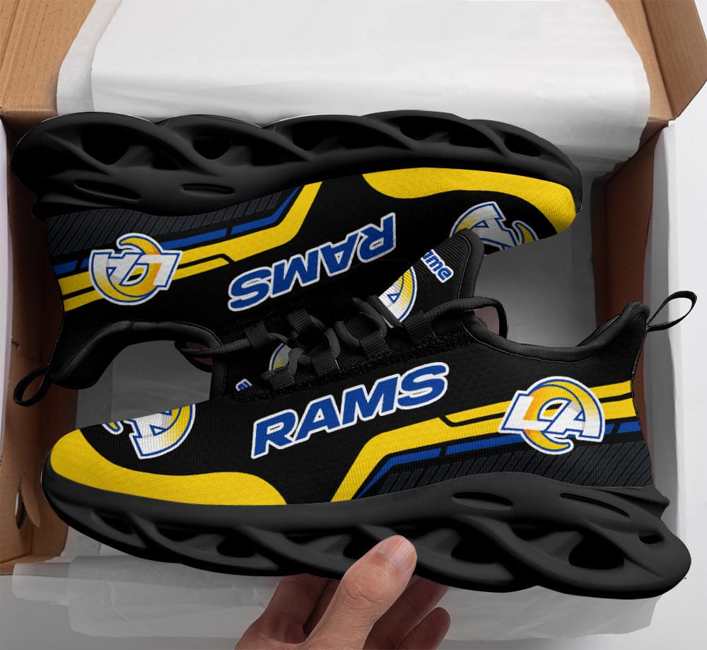 Los Angeles Rams Personalized Yezy Running Sneakers BG201