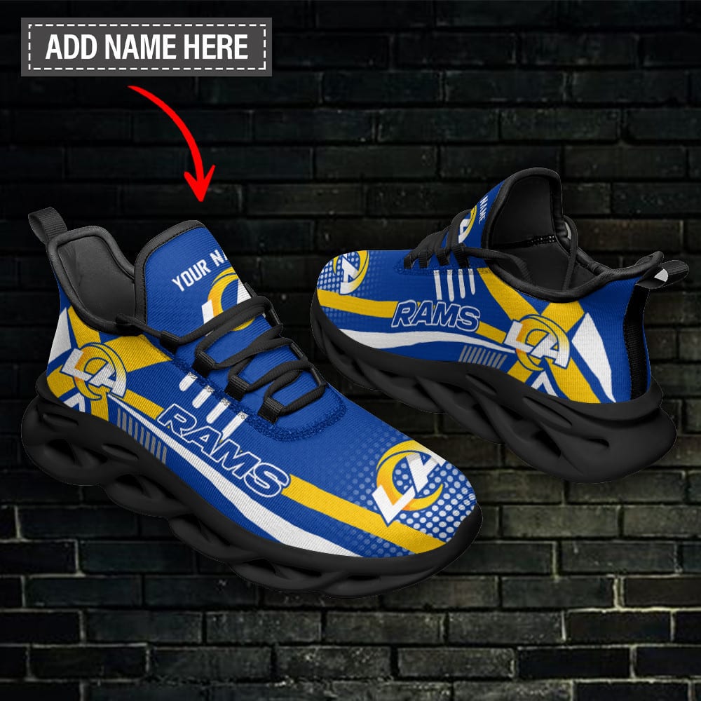 Los Angeles Rams Personalized Yezy Running Sneakers BG264