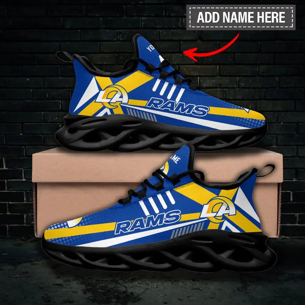 Los Angeles Rams Personalized Yezy Running Sneakers BG264