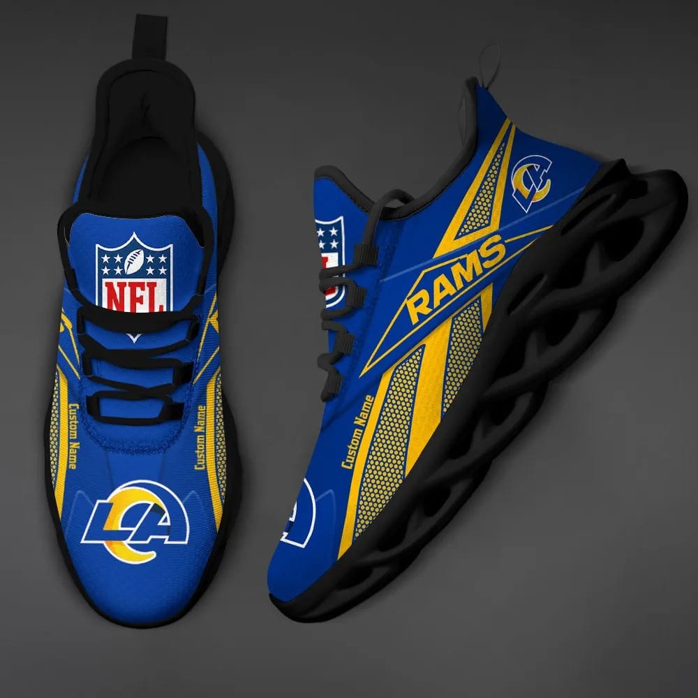 Los Angeles Rams Personalized Yezy Running Sneakers SPD531