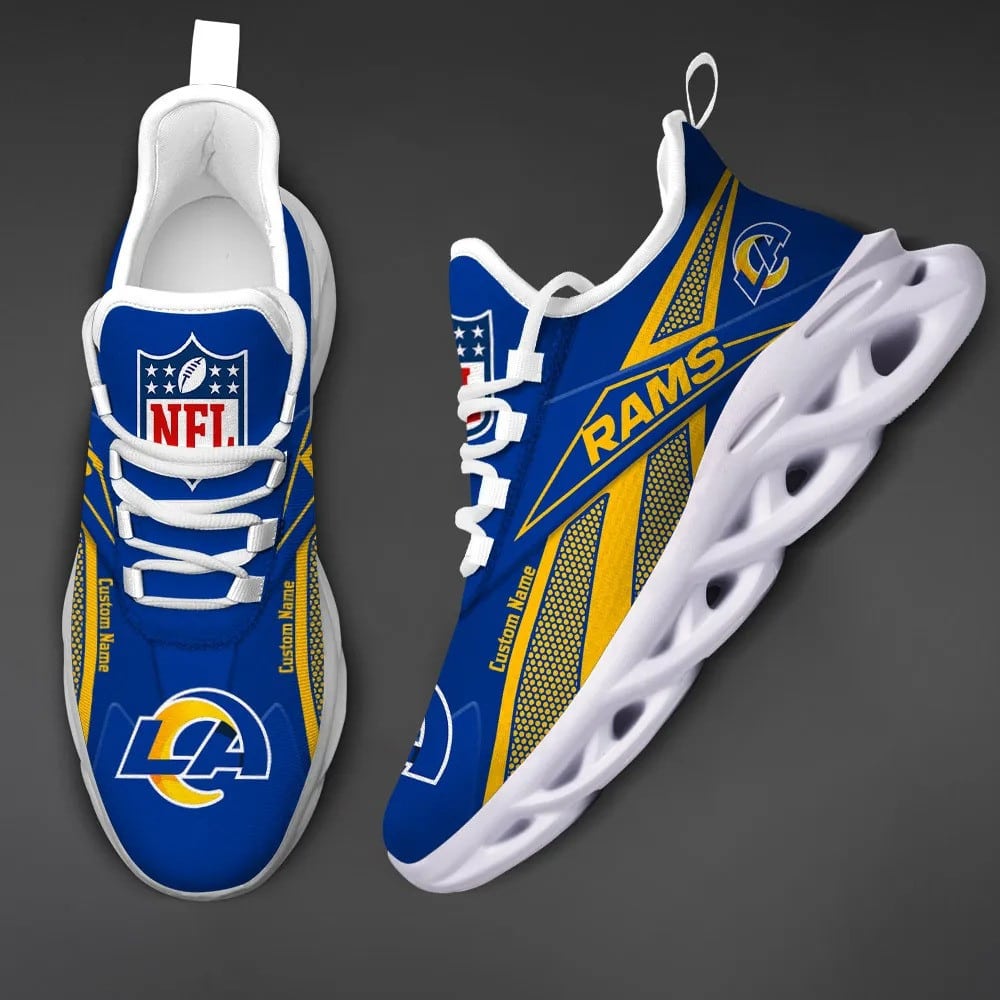 Los Angeles Rams Personalized Yezy Running Sneakers SPD531
