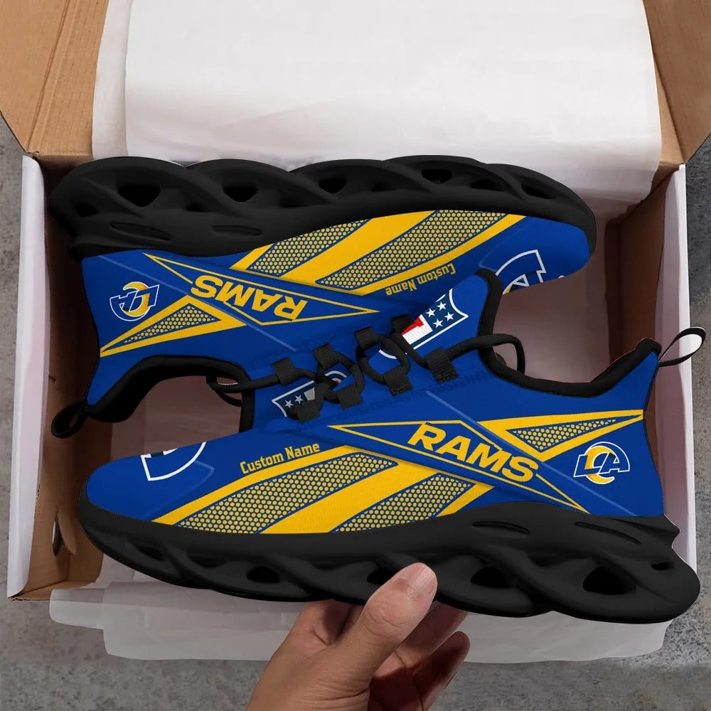 Los Angeles Rams Personalized Yezy Running Sneakers SPD531