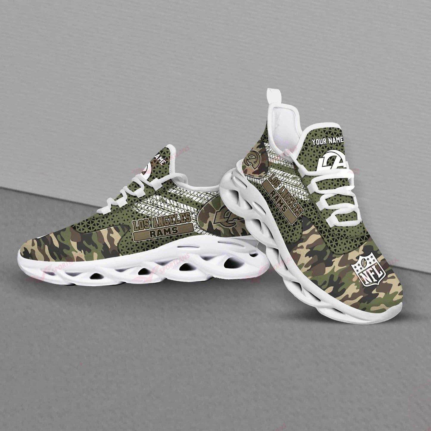 Los Angeles Rams Personalized Yezy Running Sneakers SPD608