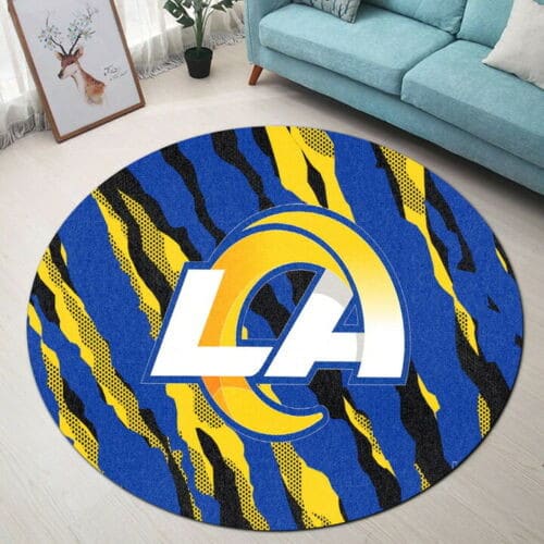 Los Angeles Rams Round Rug 44