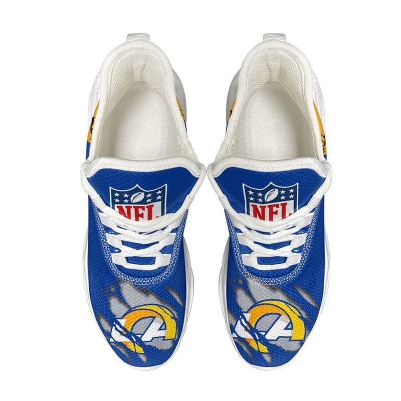 Los Angeles Rams Sneakers 3D Max Soul Shoes