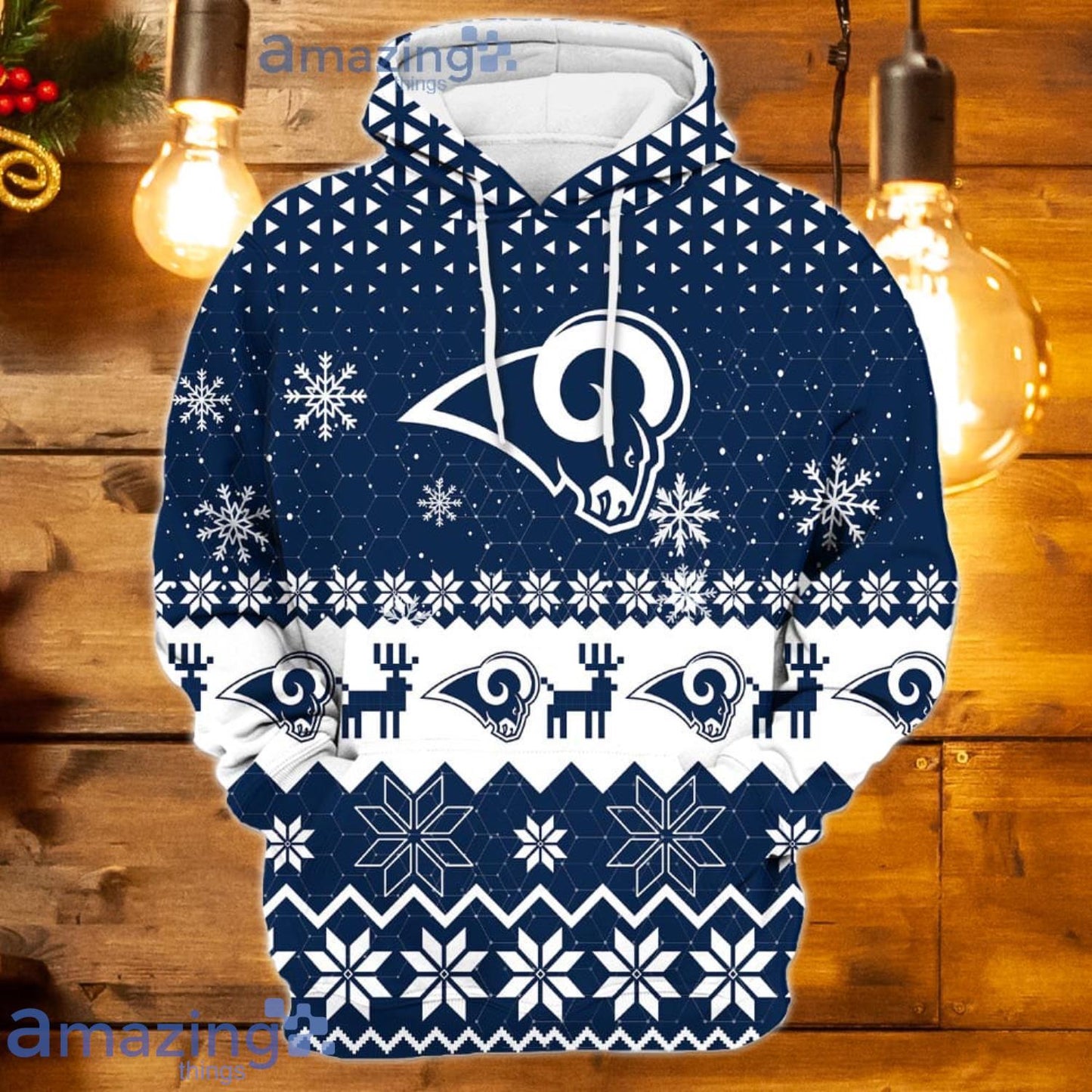 Los Angeles Rams Christmas Hoodie BBHD869