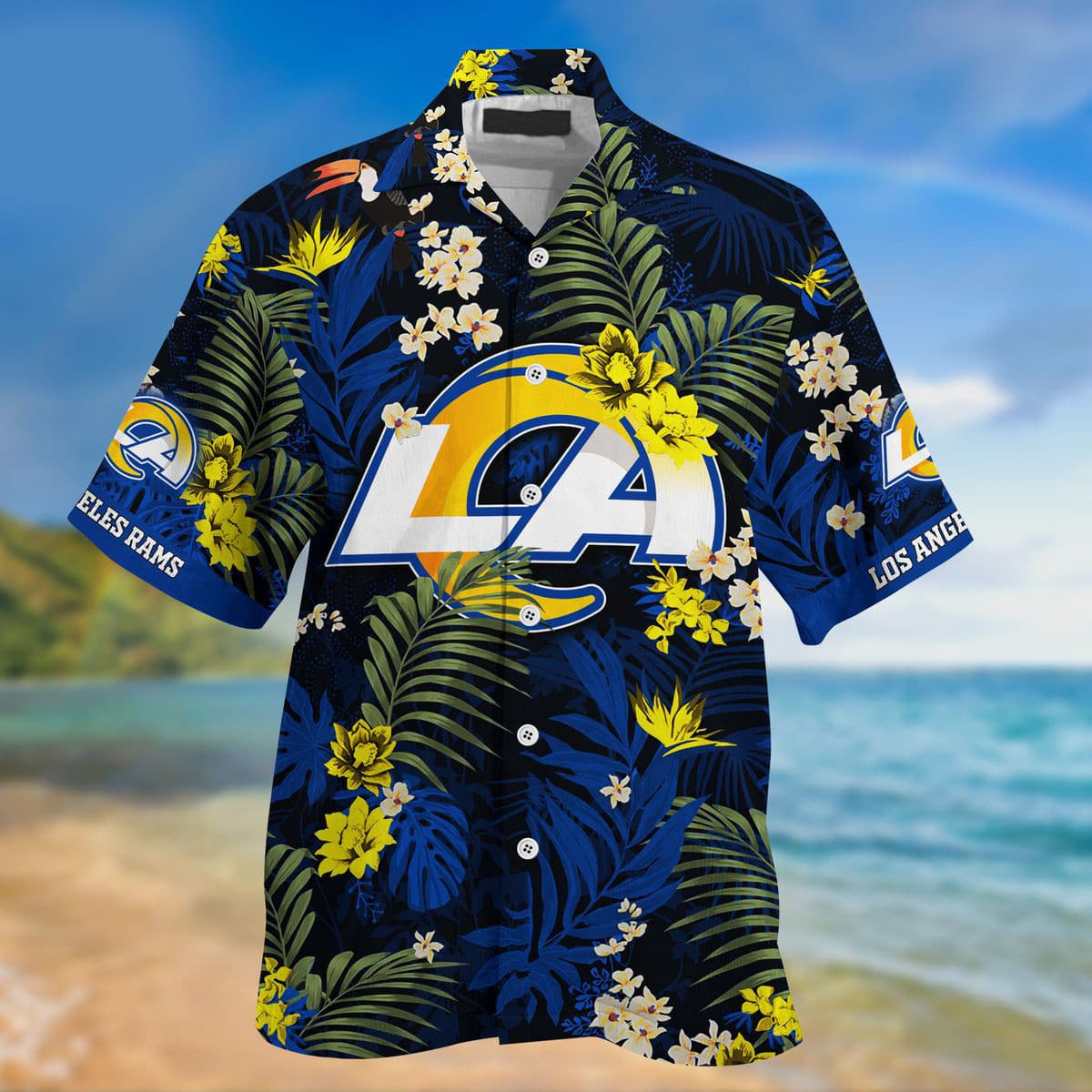 Los Angeles Rams Summer Hawaiian Shirt 7