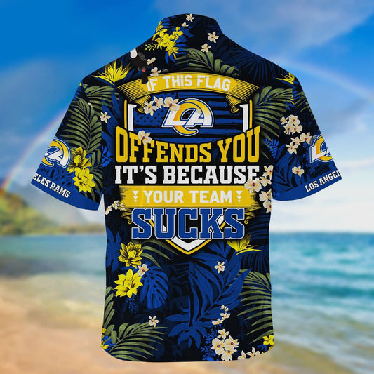 Los Angeles Rams Summer Hawaiian Shirt 7