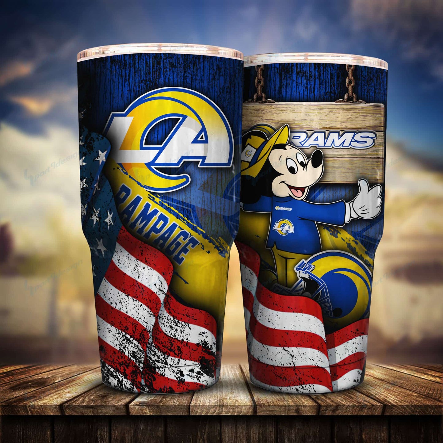 Los Angeles Rams Tumbler BG77