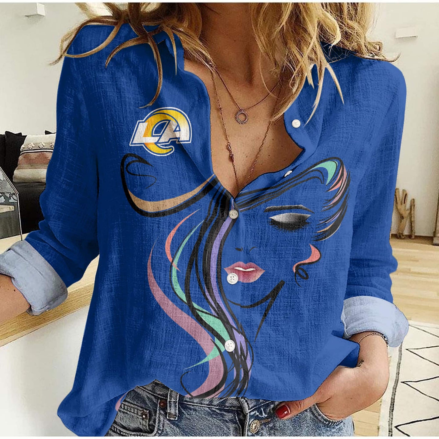 Los Angeles Rams Woman Shirt BG46