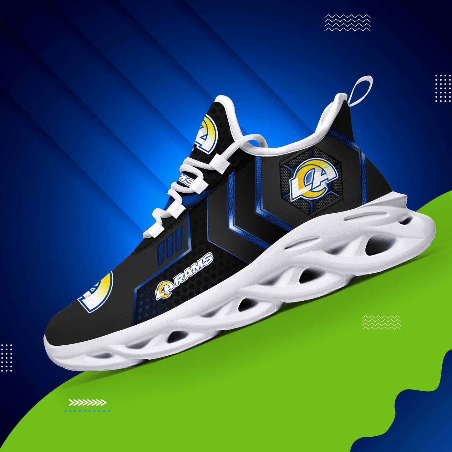 Los Angeles Rams Yezy Running Sneakers 190