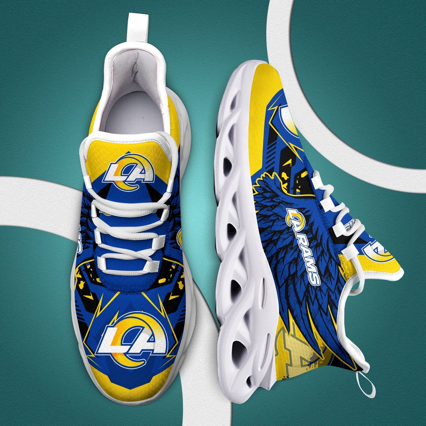 Los Angeles Rams Yezy Running Sneakers 205