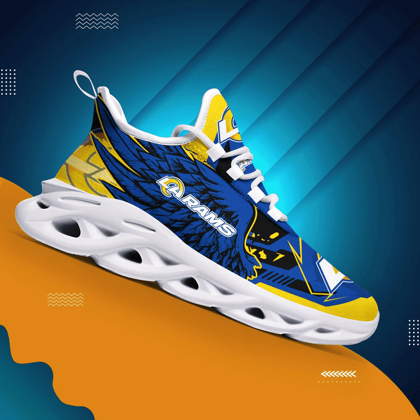 Los Angeles Rams Yezy Running Sneakers 205