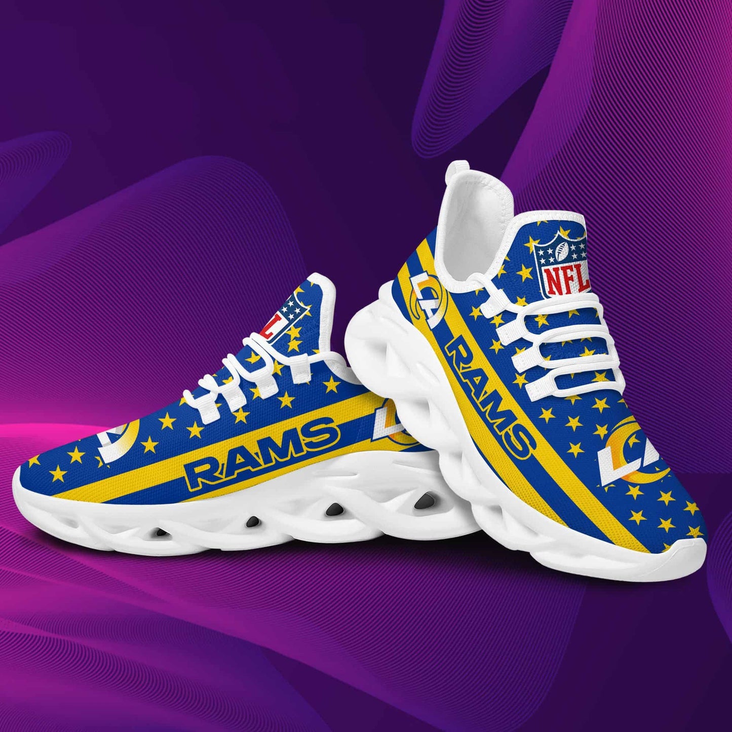 Los Angeles Rams Yezy Running Sneakers 37