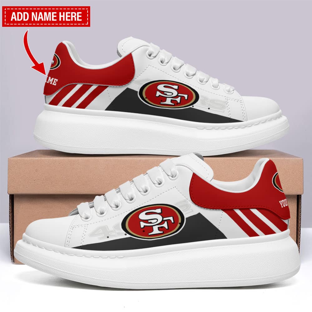 San Francisco 49ers Personalized MQ Sneakers BG51