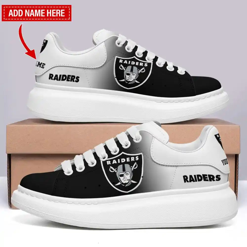 Las Vegas Raiders Personalized MQ Sneakers BG67