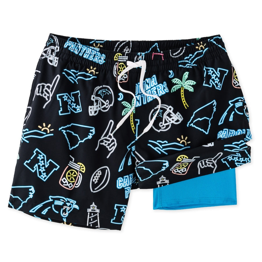 Carolina Panthers New Trending Men Double Layer Casual Shorts AZHADLCS000015